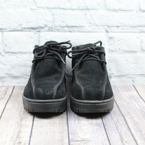 Sao Stacy Adams Dublin II Black Chukka Suede Lace Up Ankle Boots Size 9 M - Picture 5 of 10